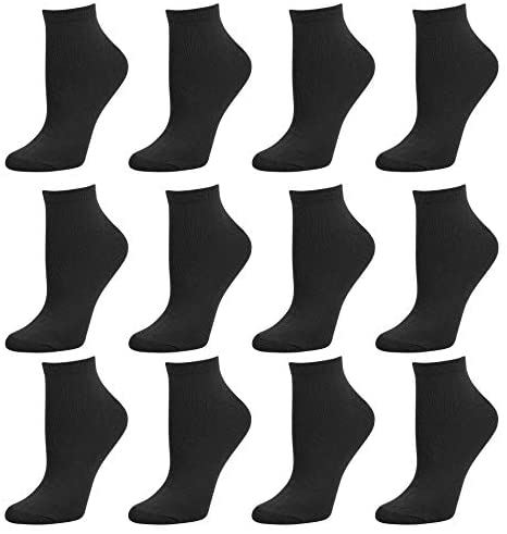 none add to cart 3Debra Weitzner 女式跑步短袜 12 双,低帮彩色袜子