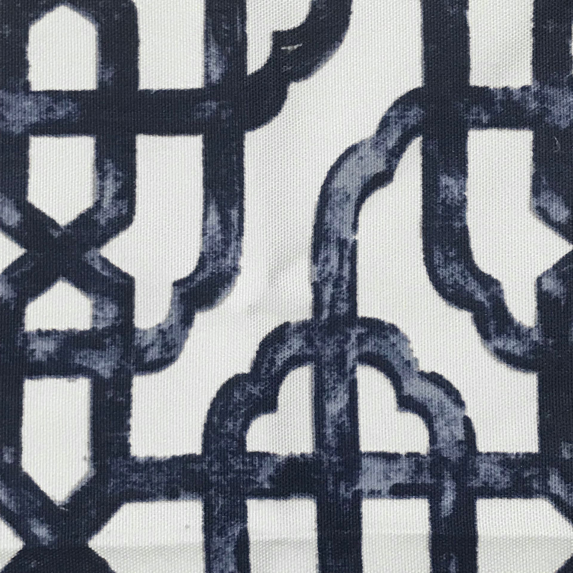 THEA Lattice Print Fabric Swatch Polyester Cotton, Refundable For Order Amount Over $399