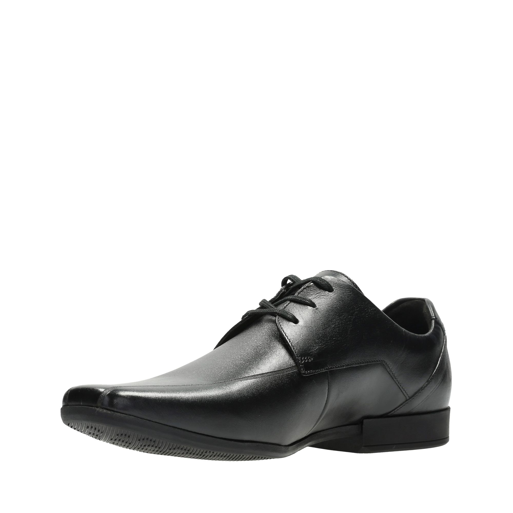 Men Un Aldric Step Black Leather