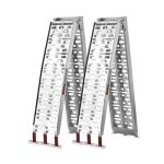 VENDAV ATV Ramps for Pickup Trucks 7.5 FT Aluminum Portable Ramps 1500 Lbs Capacity,2PC.