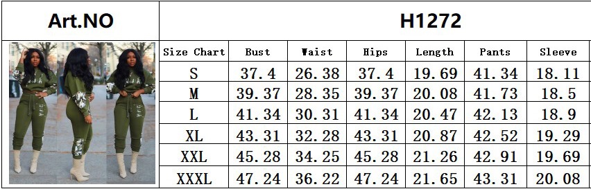 Print Long Sleeve Crop Top and Pants Set