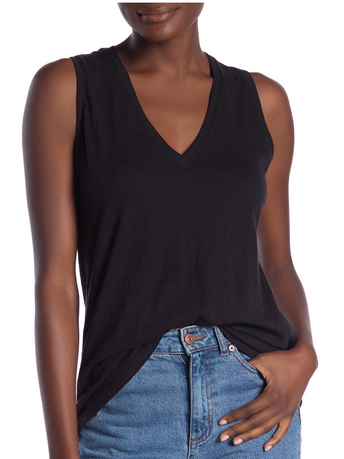 Solid Sleeveless Shirts & Tops