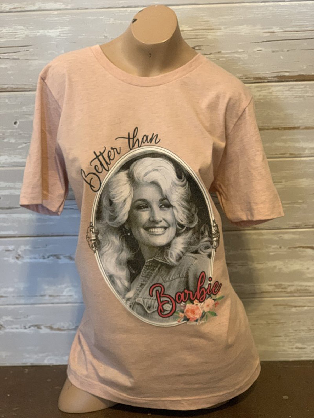 Printed People Crew Neck Vintage Shirts & Tops