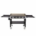 10762 5 Burner Gas Griddle, Black