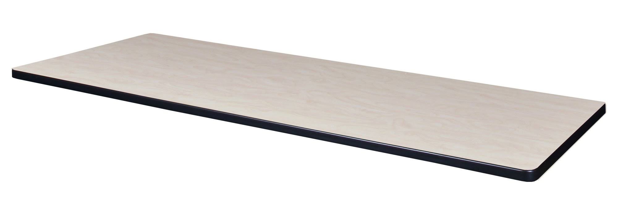 Regency Mahogany/Mocha Walnut 72x22 x 24x22 Rectangle Laminate Table Top