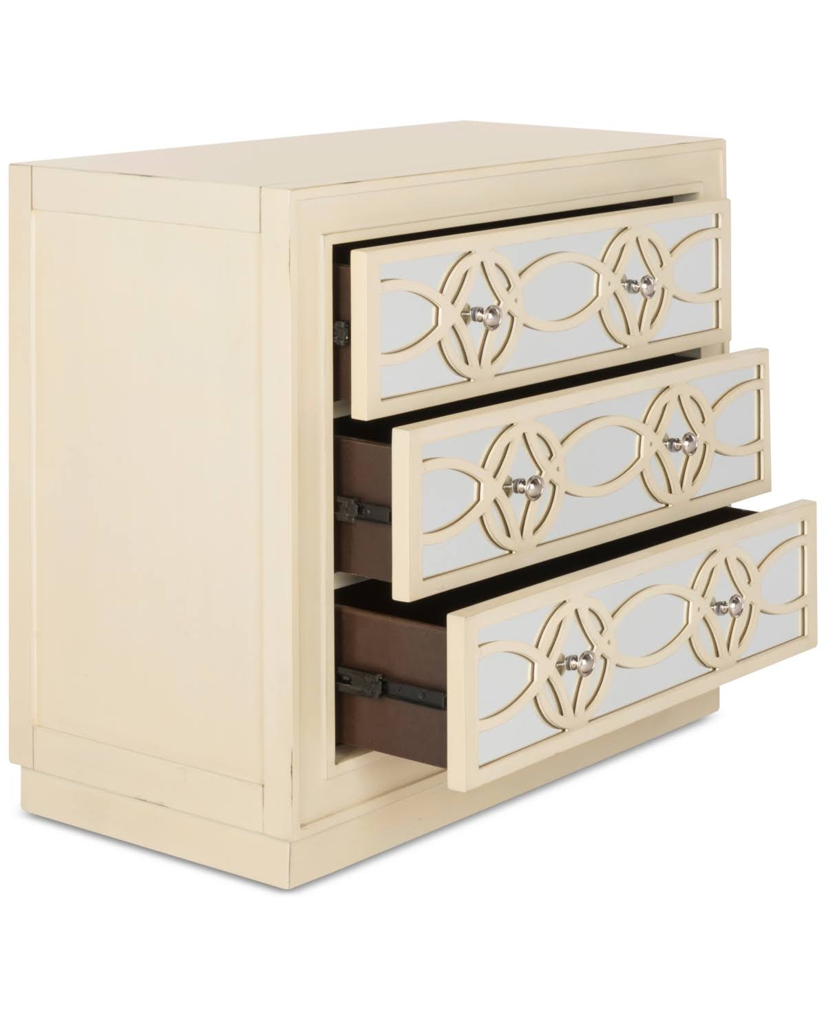 Catalina 3 Drawer Chest Steel Teal - Safavieh