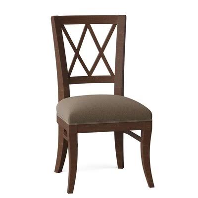 Portsmouth Cross Back Side Chair Fairfield Chair gray/brown