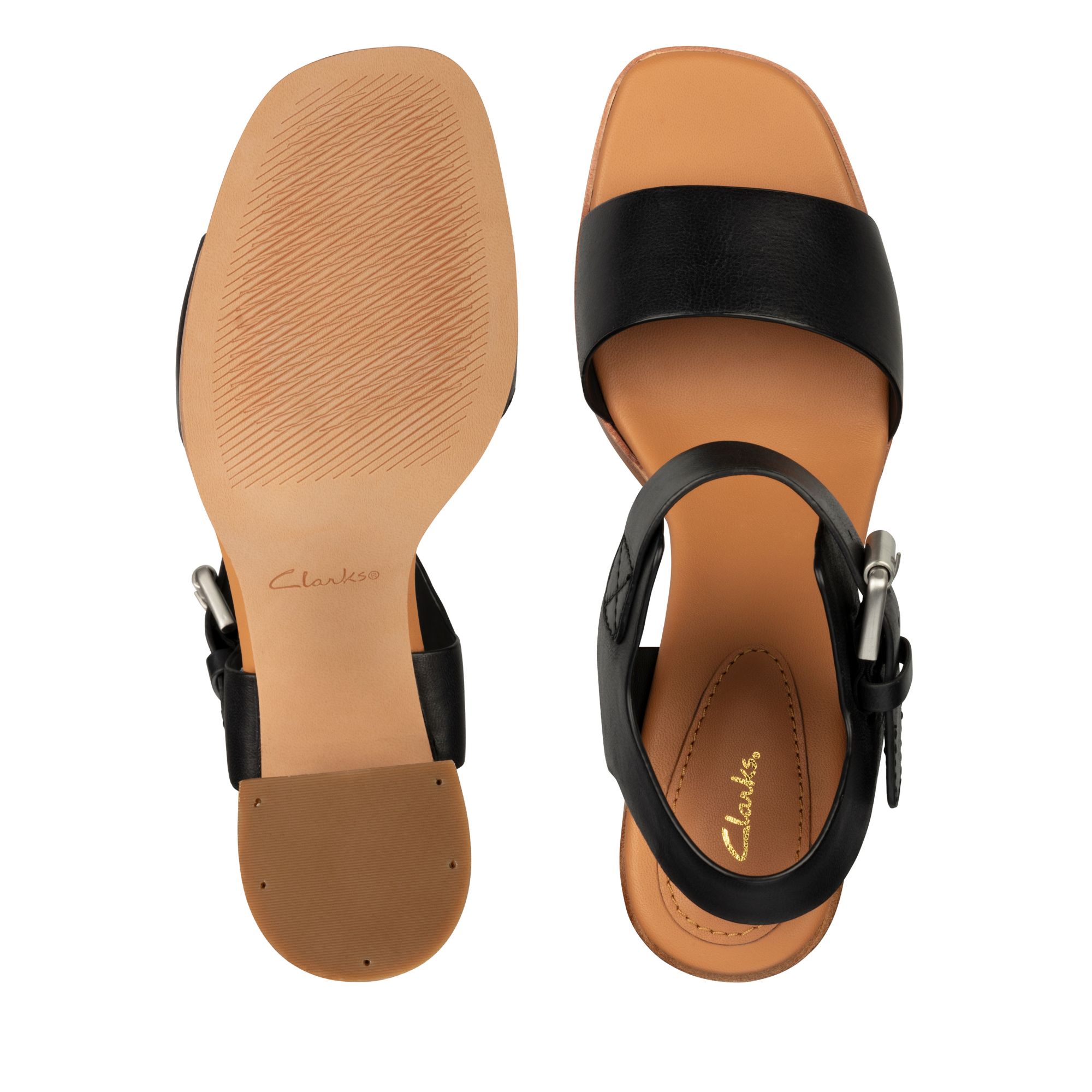 Women Sandals Landra 70 Strap Black Leather