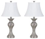 Metal Table Lamps Set of 2