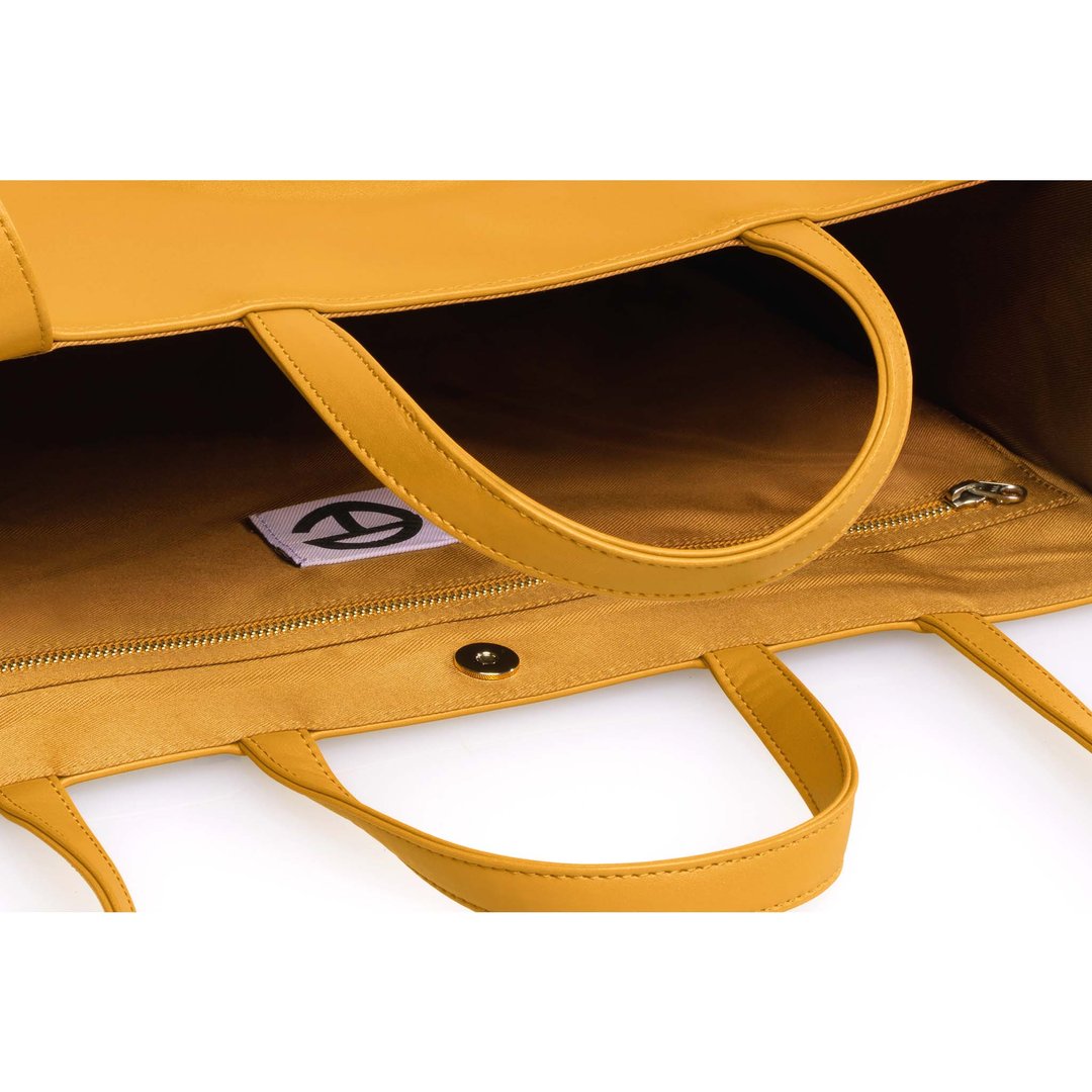 Large Mustard Shopping Bag