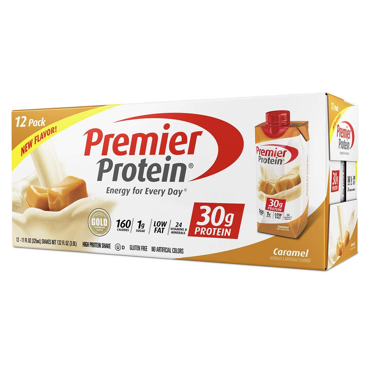 Premier Protein High Protein Shake Caramel 11 fl. oz. 12 Pack Pac