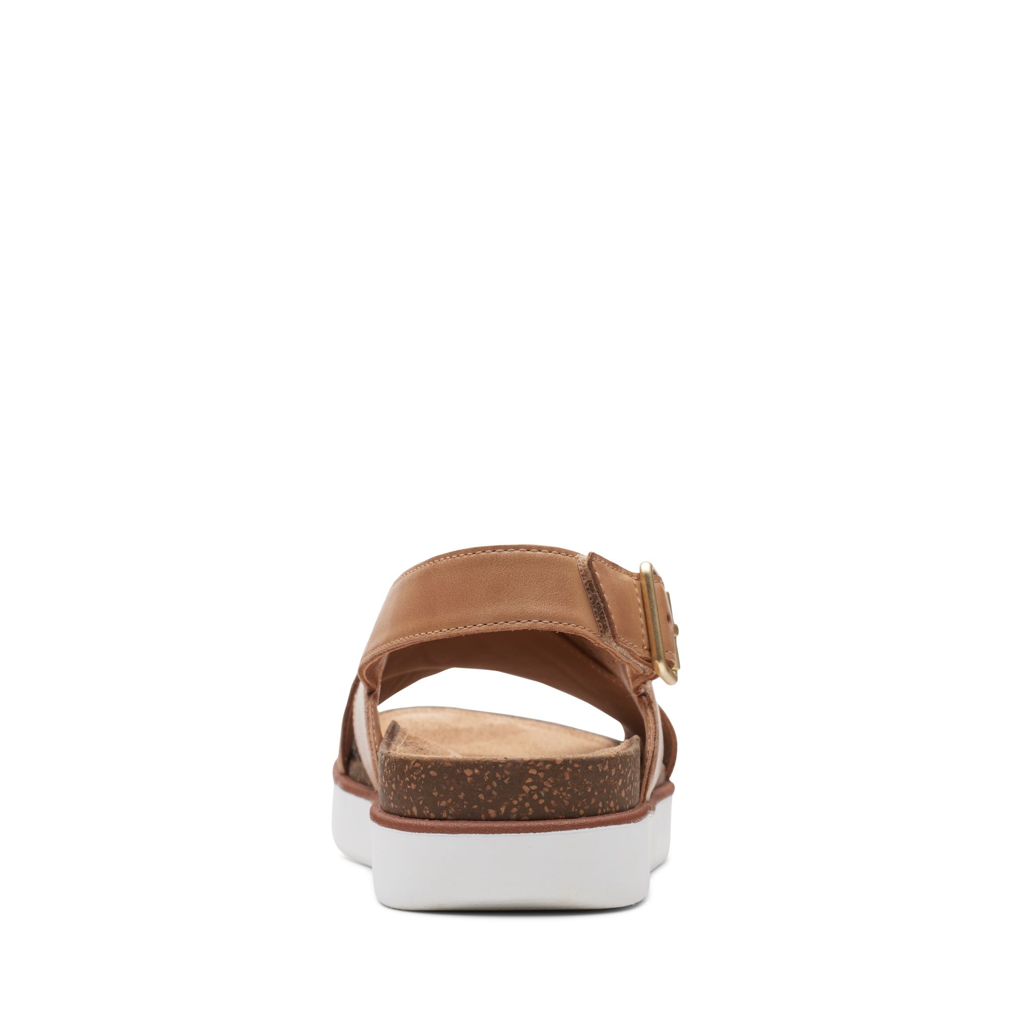 Women Sandals Elayne Cross Sand Leather
