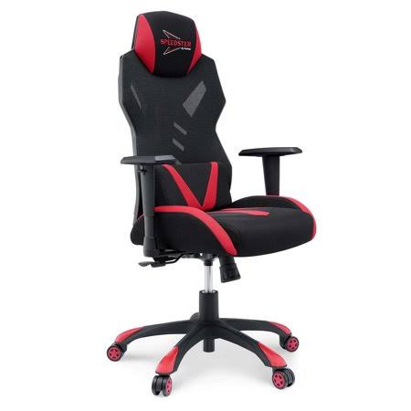 Modway Speedster Mesh Gaming Computer Chair in Black Red