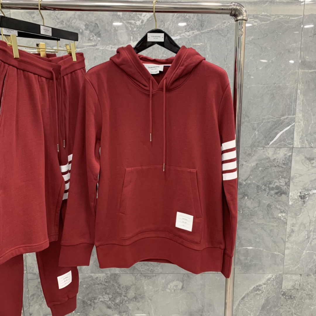 TB classic red hoodie