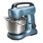 Electric Stand Mixer, 4 Quarts, Dough Hook, Flat Beater Attachments