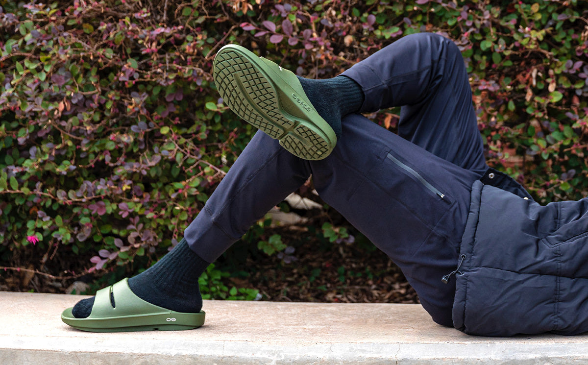 Men's OOahh Slide Sandal - Forest Green