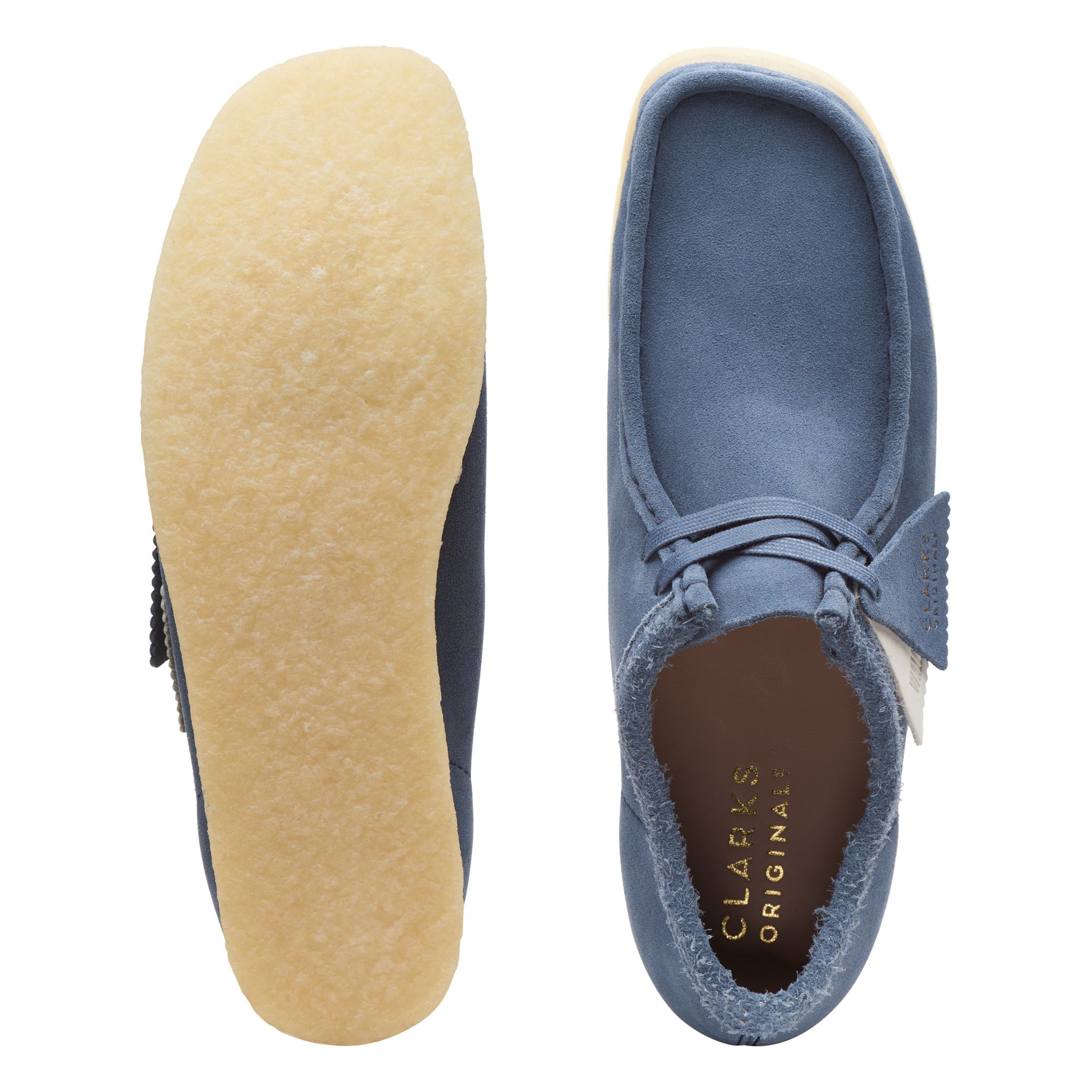 Men  Wallabee Blue Suede