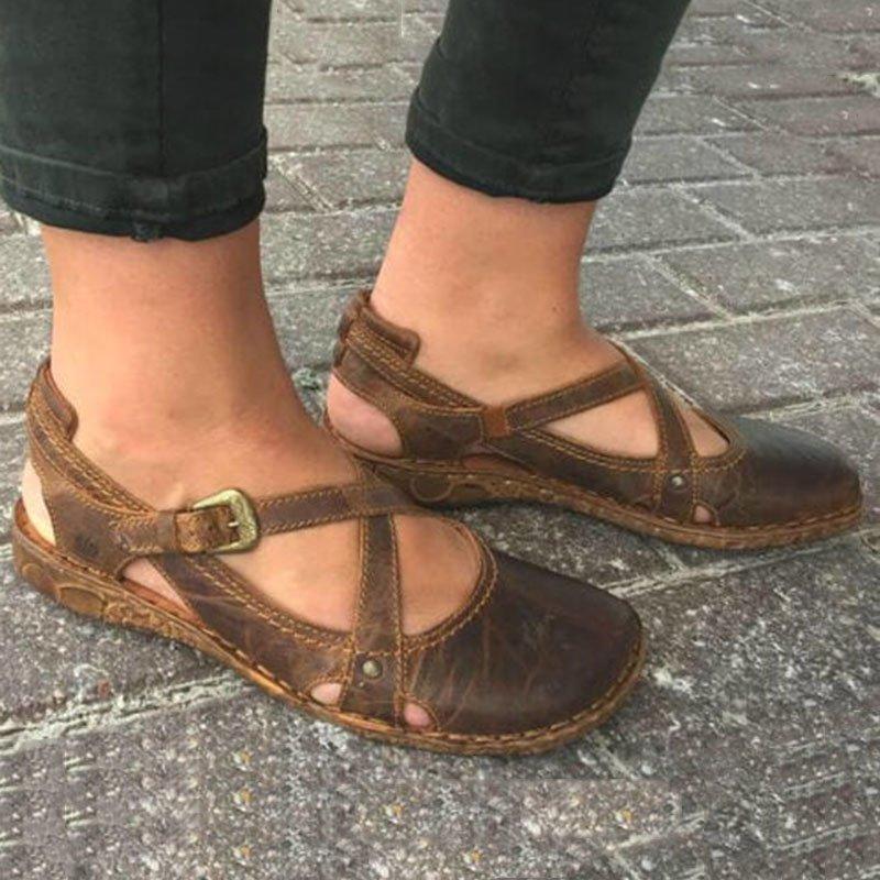 Round Toe Soft Sole Casual Shoes