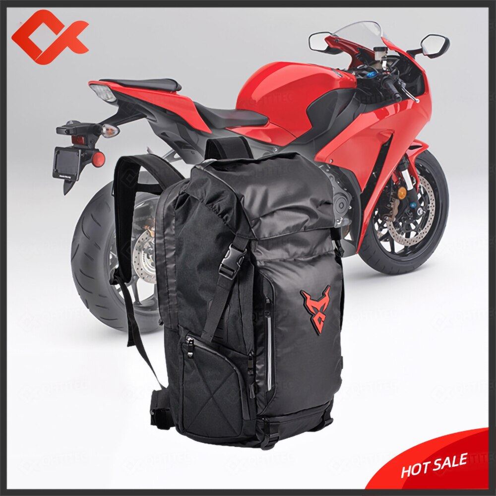 Motorcycle Helmet Backpack Waterproof Motorcycle Tail Bag