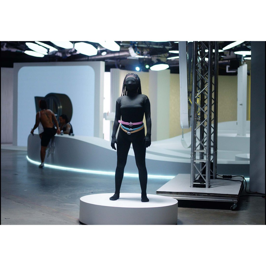 Logo Belt - Silver/Bubblegum