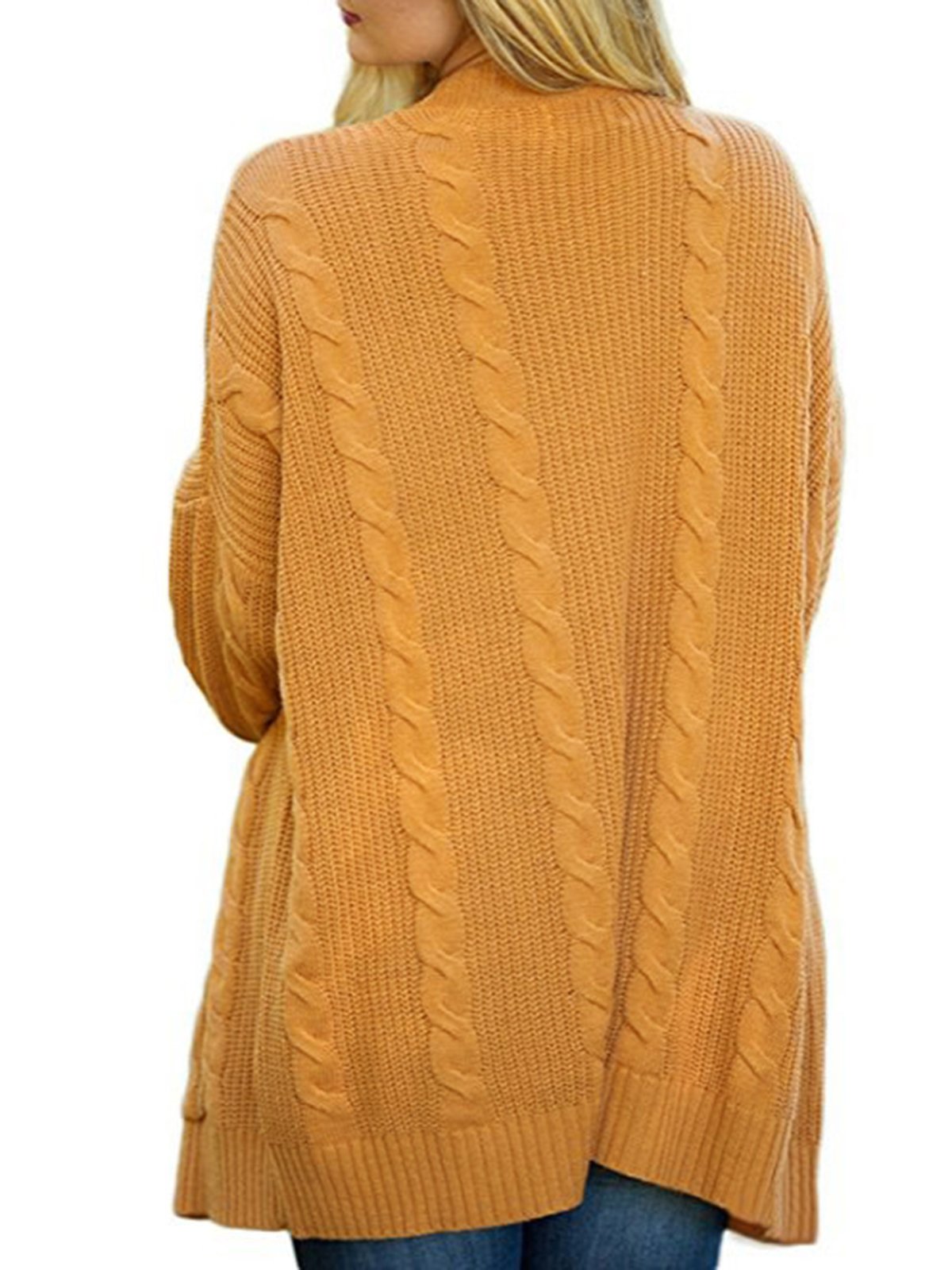 Knitted Acrylic Casual Sweater
