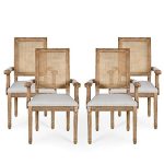 Christopher Knight Home Maria DINING CHAIR SETS, Light Grey