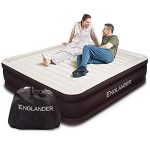 Cal King Size Air Mattress w/ Built in Pump- Double High Inflatable Bed for Home