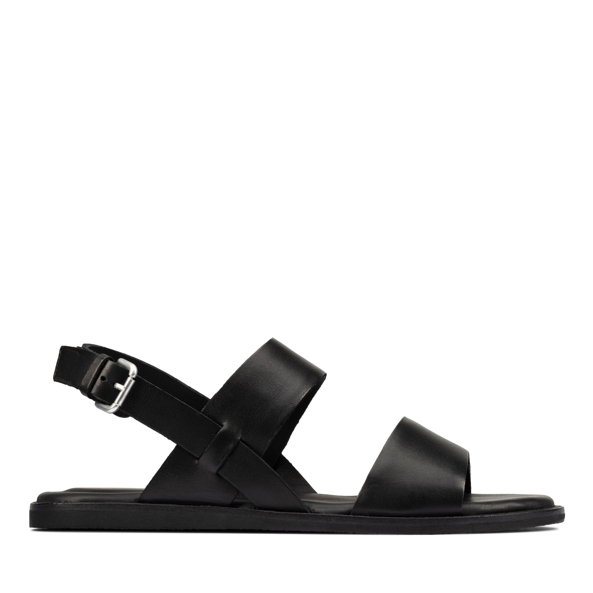 Women Sandals Karsea Strap Black Leather