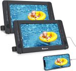 NAVISKAUTO 10.5��� Portable DVD Player Dual Screen with HDMI Input
