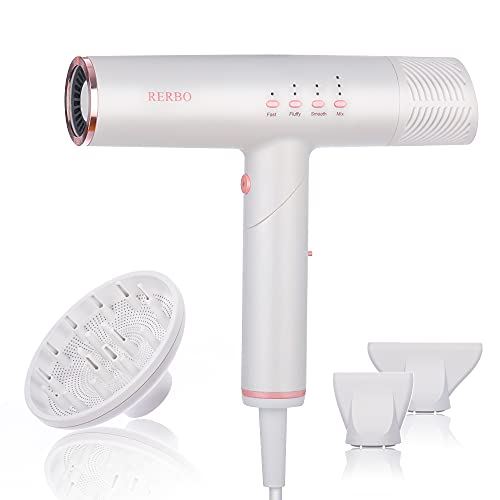 Negative Ionic Foldable Hair Blow Dryers with 5 Working Modes Super Light Fast
