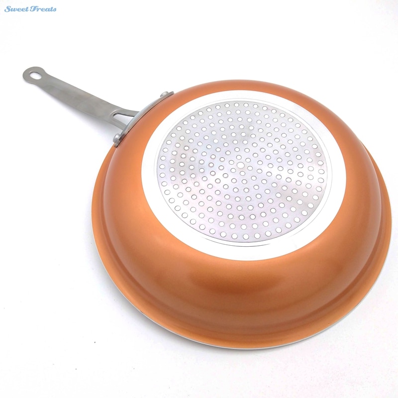 Sweettreats Non-stick Copper Frying Pan with Ceramic Coating and Induction cooking,Oven & Dishwasher safe