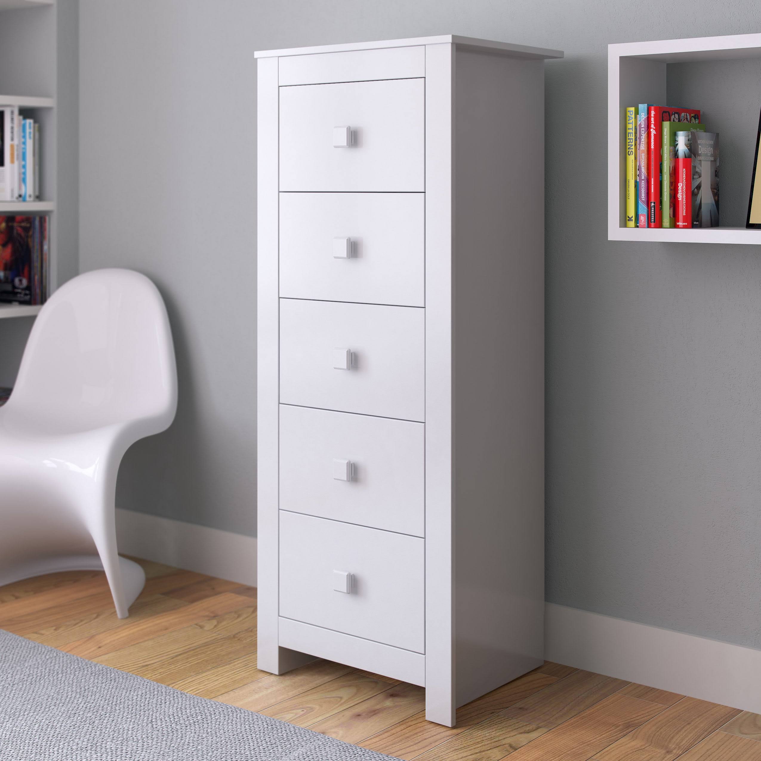 Taylor Olive Christian Chest of Drawers White