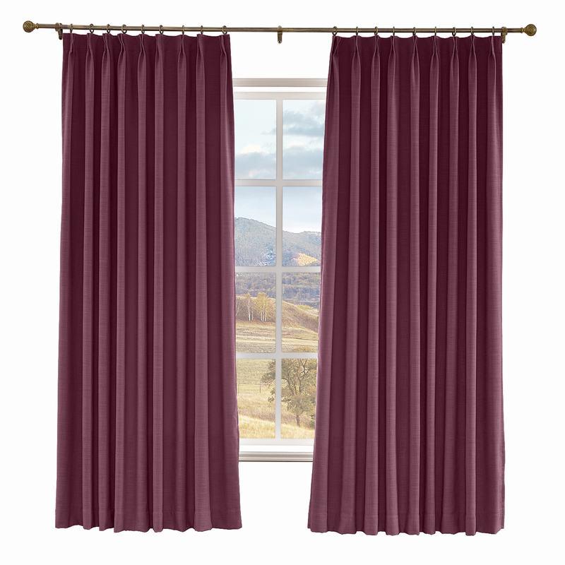 LIZ Polyester Linen Curtain Drapery Custom