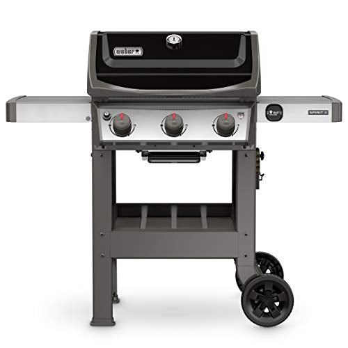 Weber Spirit II E-310 3-Burner Liquid Propane Grill, Black