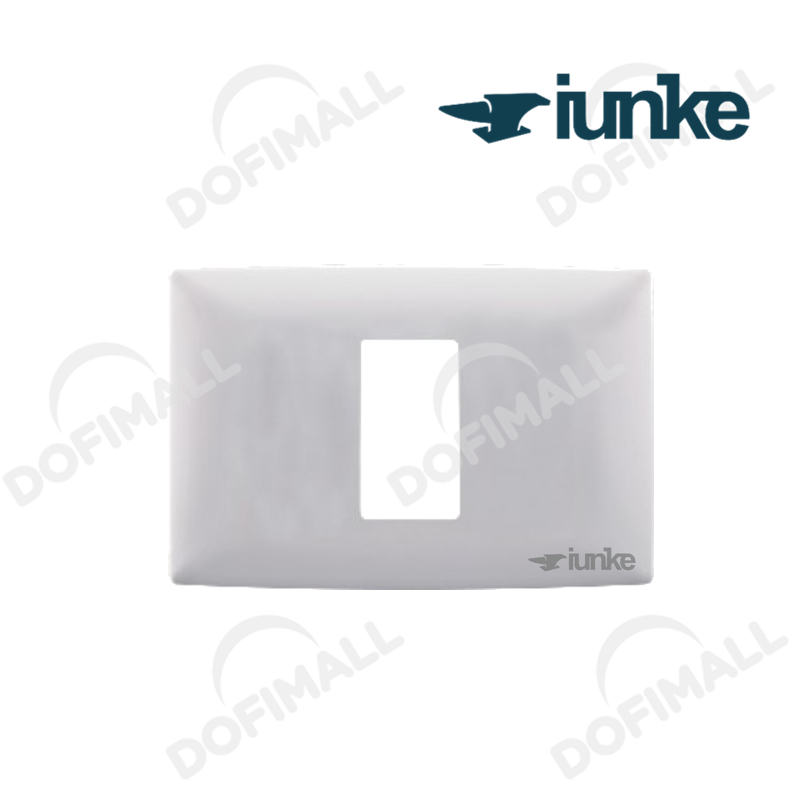 TAPA PARA INTERRUPTOR SENCILLA COLOR BLANCO