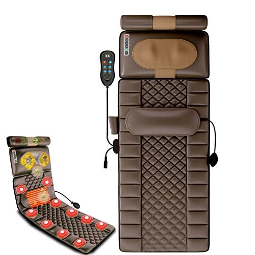 Heated Massage Mat with 20 Neck Shiatsu Kneading Massage Heads For Full Body