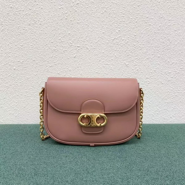 【原版皮】赛琳/Celine Maillon肩背包，简约无多余的修饰，高级的质感，Logo五金镂空设计增添包的独特，一见倾心，外牛皮，内衬羊皮，款号：191343