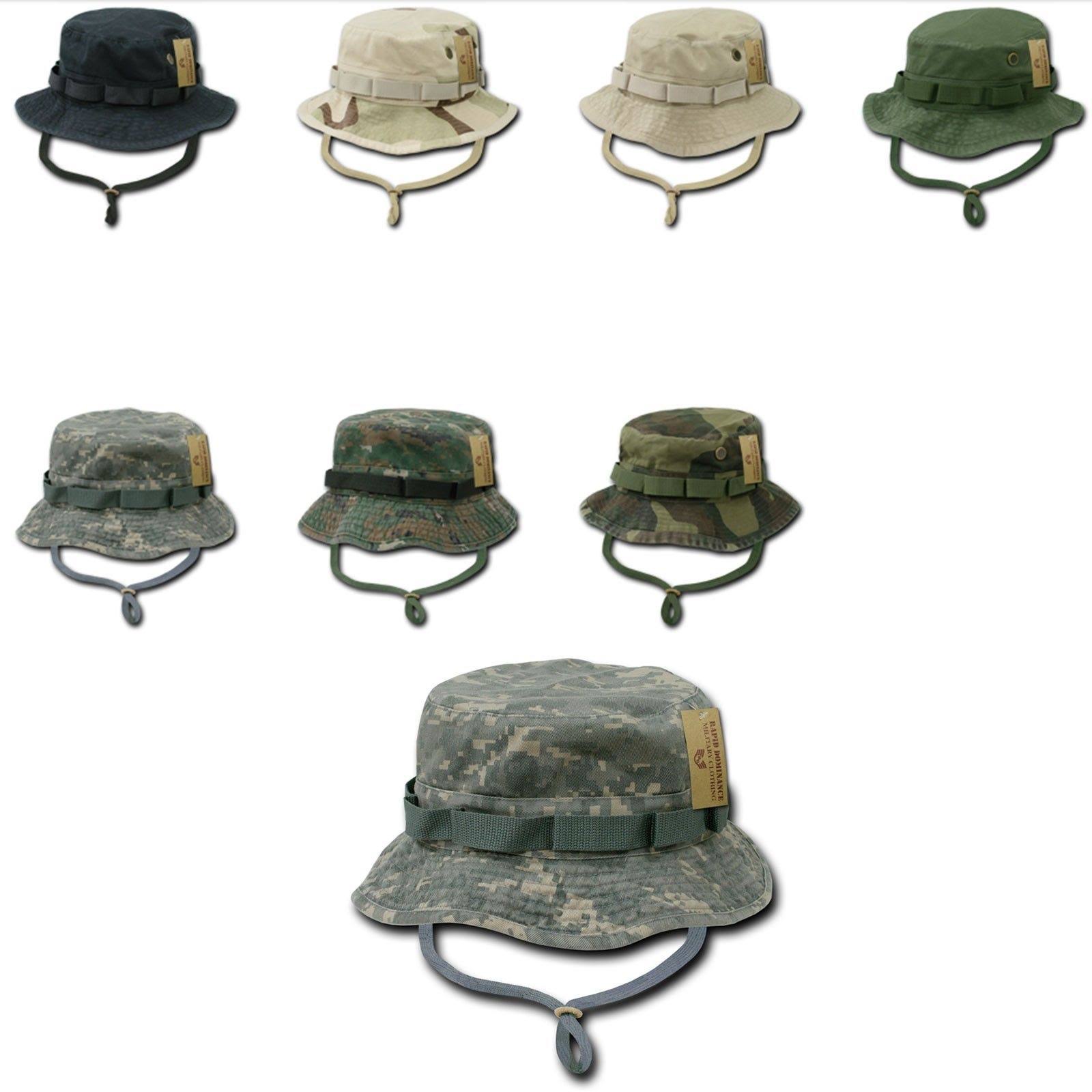 Rapid Dominance 1 Dozen OD Boonie Bucket Military Fishing Hunting Caps Hats Wholesale Lots