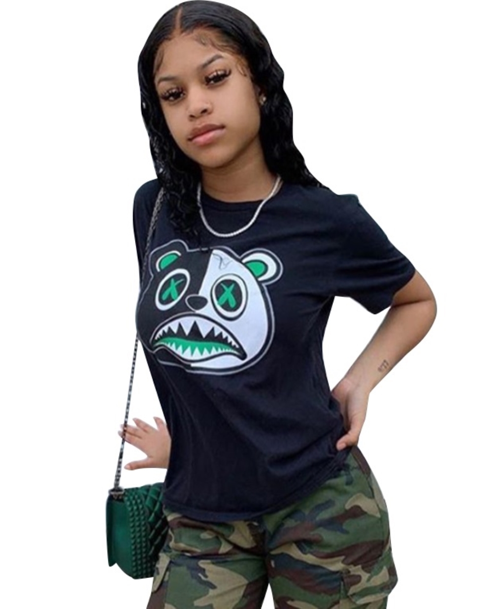 Summer Print O-Neck Shirt