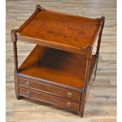 Niagara Large Turned Leg Table, Size: 23.5, Brown