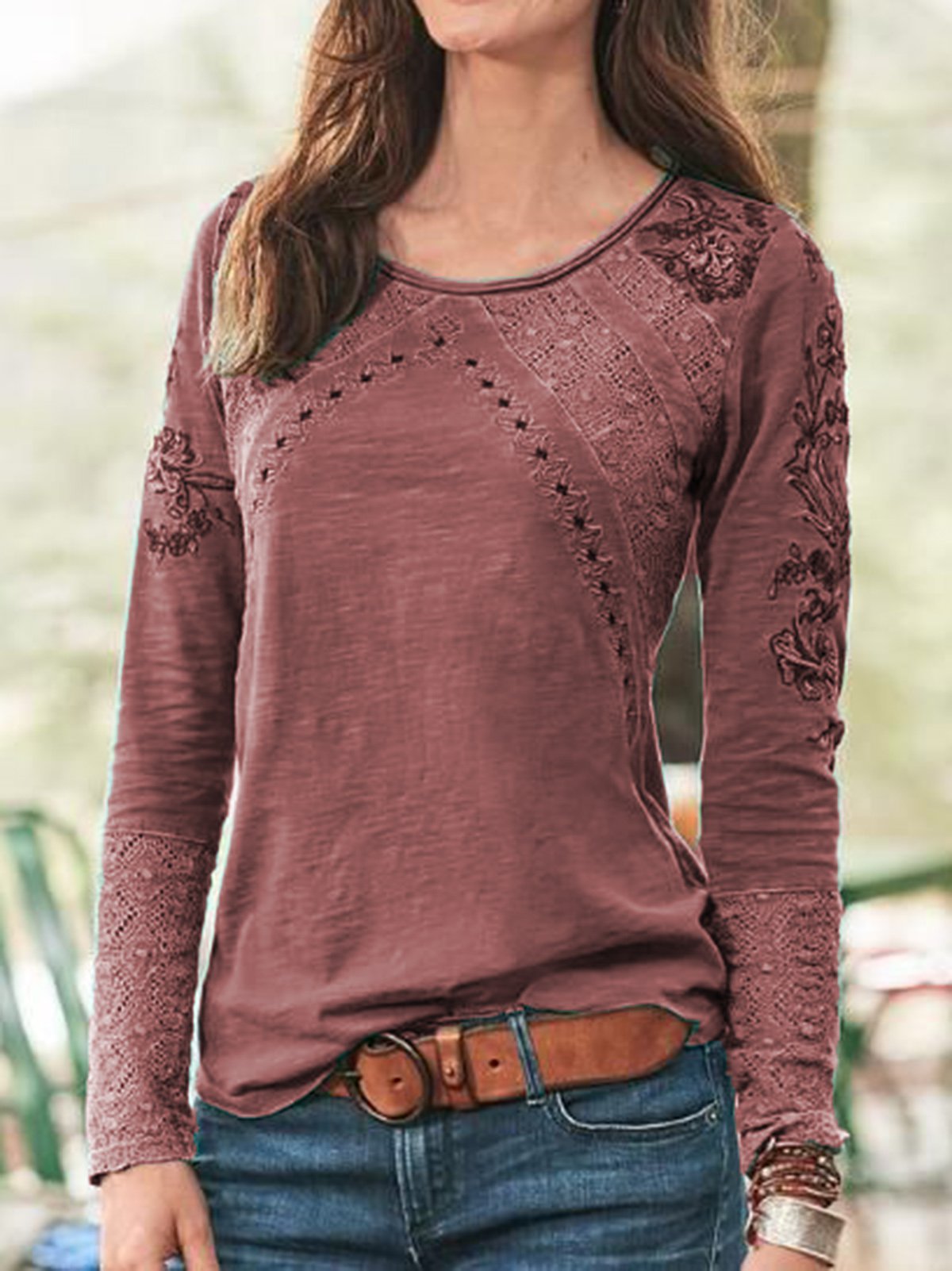 Women Sweet Long Sleeve Tops