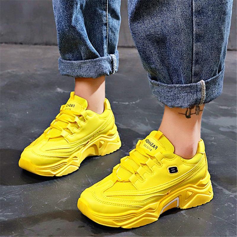 Women's Fashion Breathable Mesh Platform Sneakers