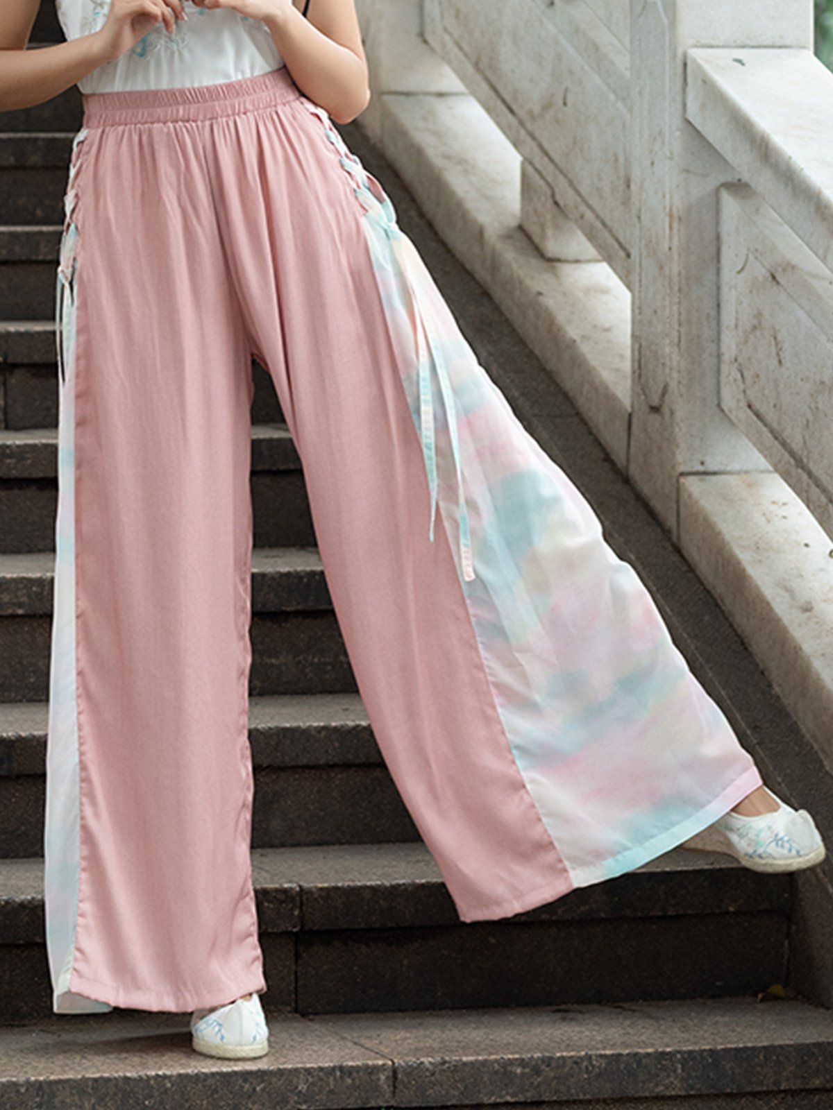Casual Wide Leg Pants