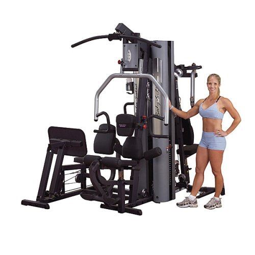 Body-Solid G9S Two-Stack Gym for Weight Training For the Ultimate Workout, Grey & Black