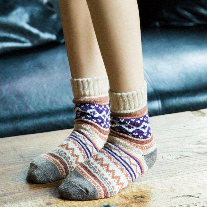 Thick warm Wool-blend Socks