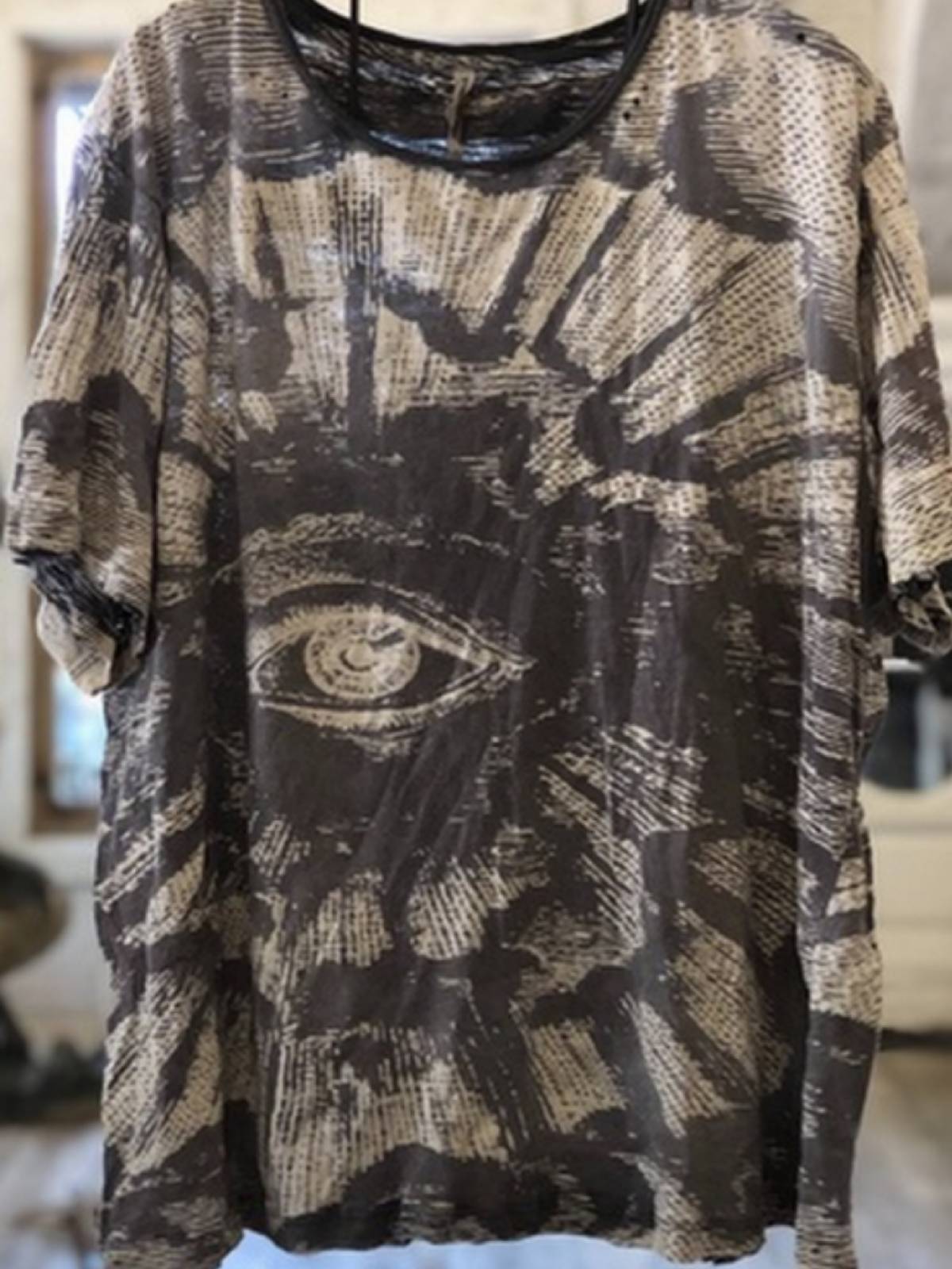 White Casual Tribal Shirts & Tops