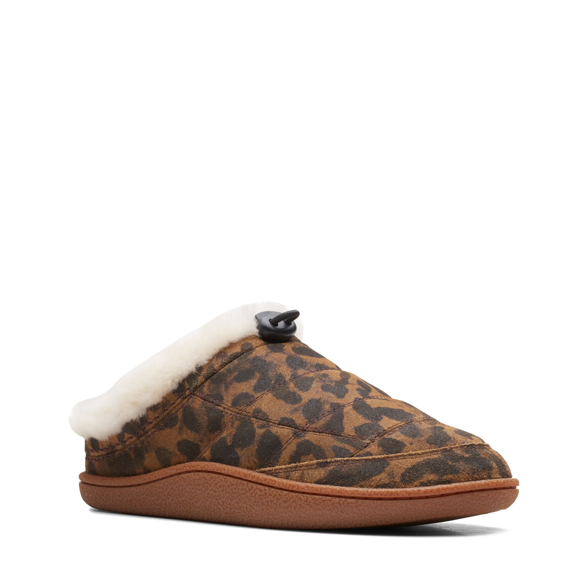 Women Pilton Mule Leopard Suede