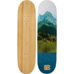 Bamboo Skateboards Mountain Graphic Skateboard Deck, Natural, 8.0��22 x 31.75��22