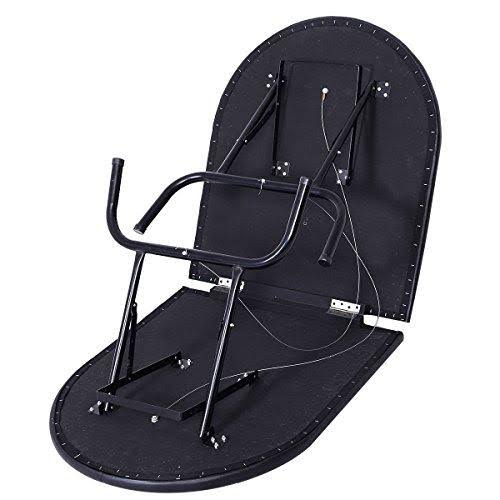 Mascarello Foldable 8 Player Poker Table Casino Texas Holdem Folding Poker Play Table