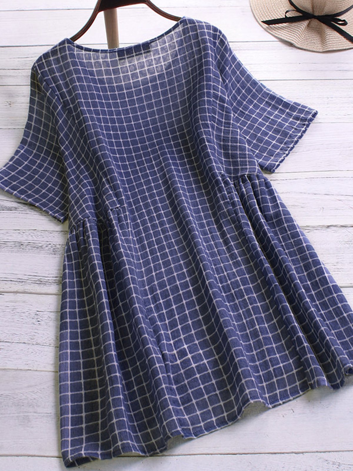 Patchwork Cotton-Blend Shirts & Tops